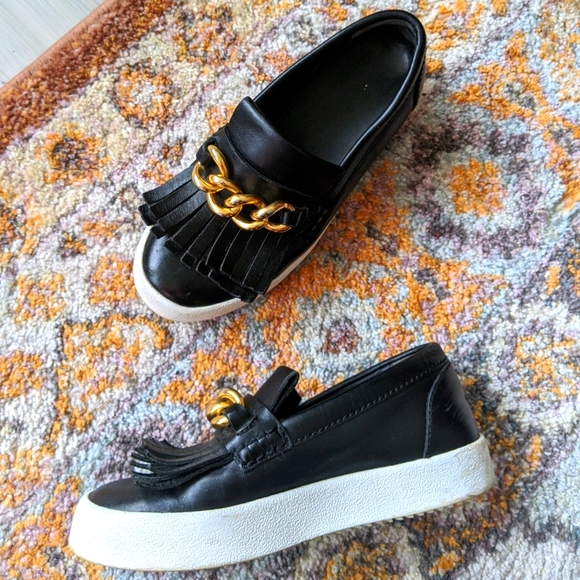 Giuseppe Zanotti gold chain loafer - Picture 2 of 3